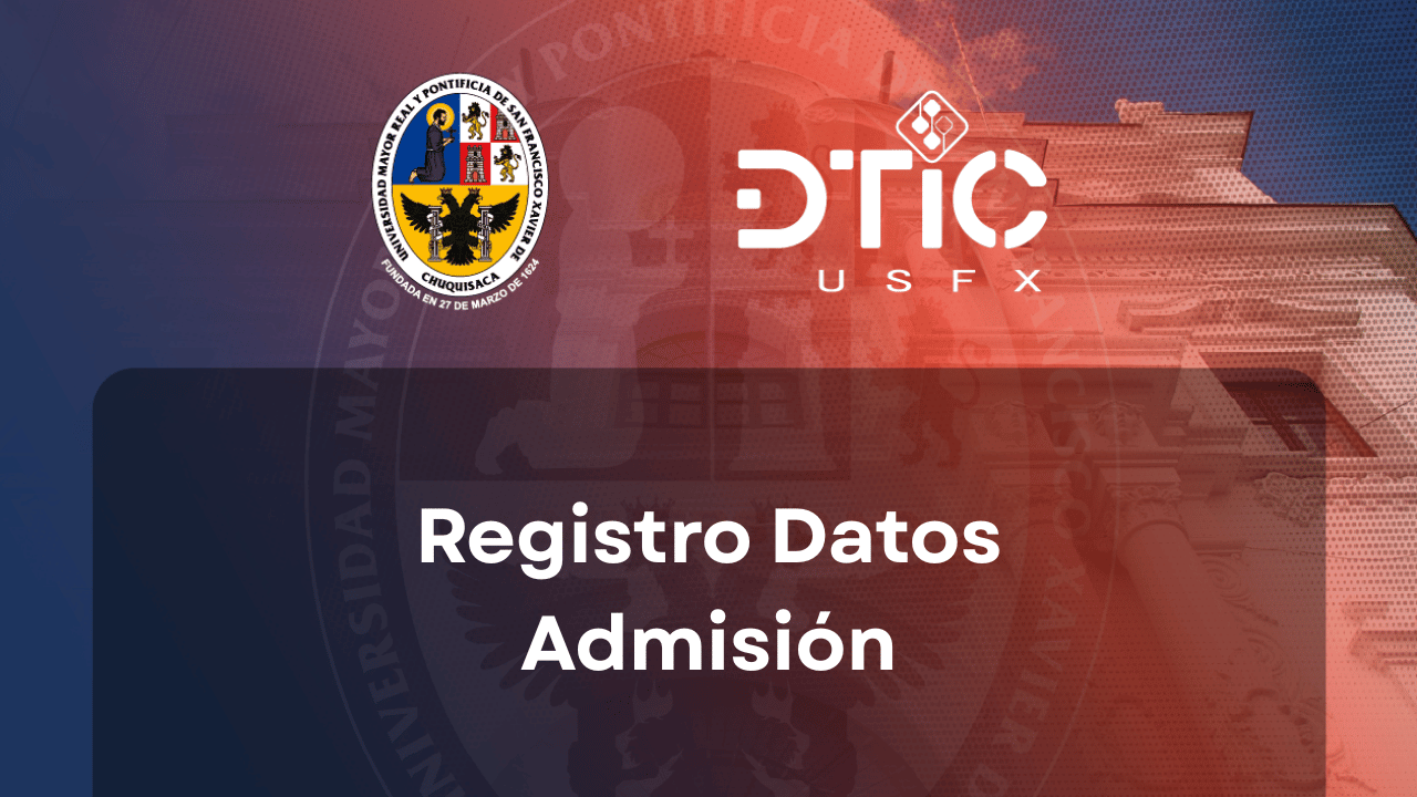Registro de Datos Admision